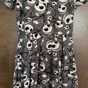 LuLaRoe Asymmetrical Dress in Black and White